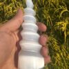 Selenite Crystal Polished Spiral Tower