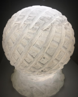 High Quality Selenite Pineapple sphere lamp