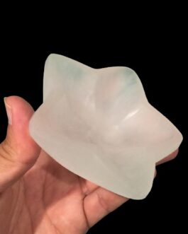 Selenite Bowl Star Shaped – 4″ Crystal Polished Charging Healing Bowl