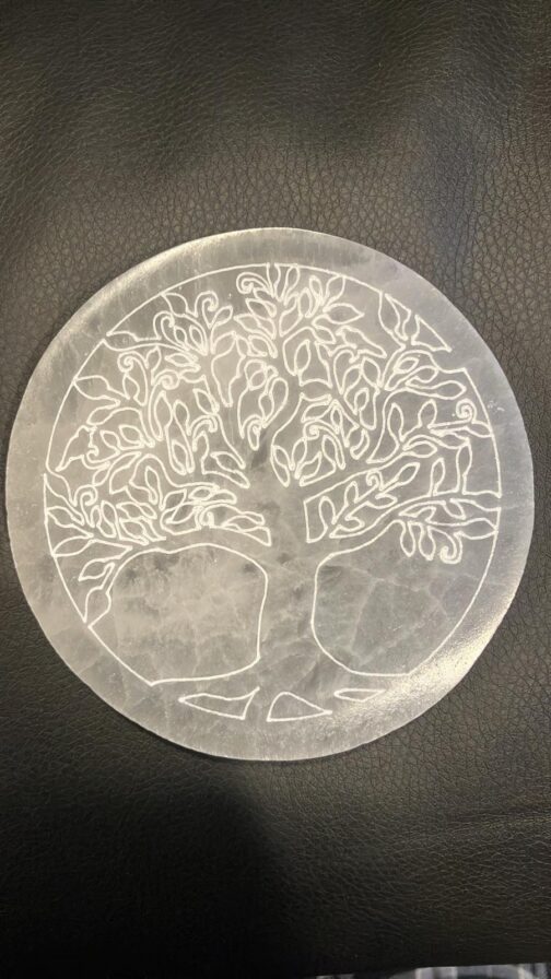 Selenite Charging Plate Circle