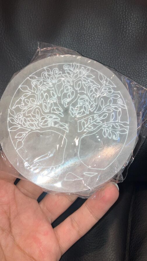 Selenite Charging Plate Circle