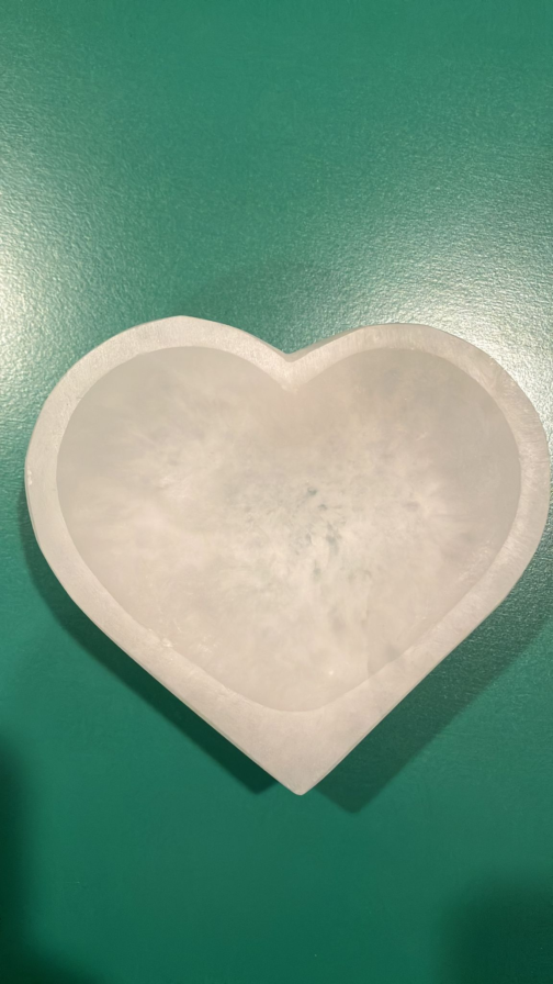 Magical Selenite Heart Bowl High Quality Crystal Cleansing and Charging Dish Spiritual and Metaphysical Gift Idea Unique Home Decor Item Handcrafted Selenite Bowl