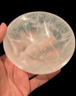 selenite round bowl